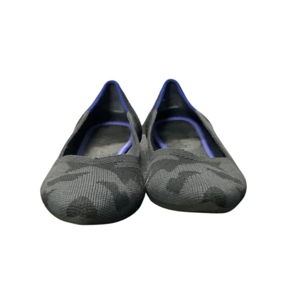 Rothy’s The Point Flats Camo Black Gray Knit Washable Women’s 8.5 - Picture 3 of 7